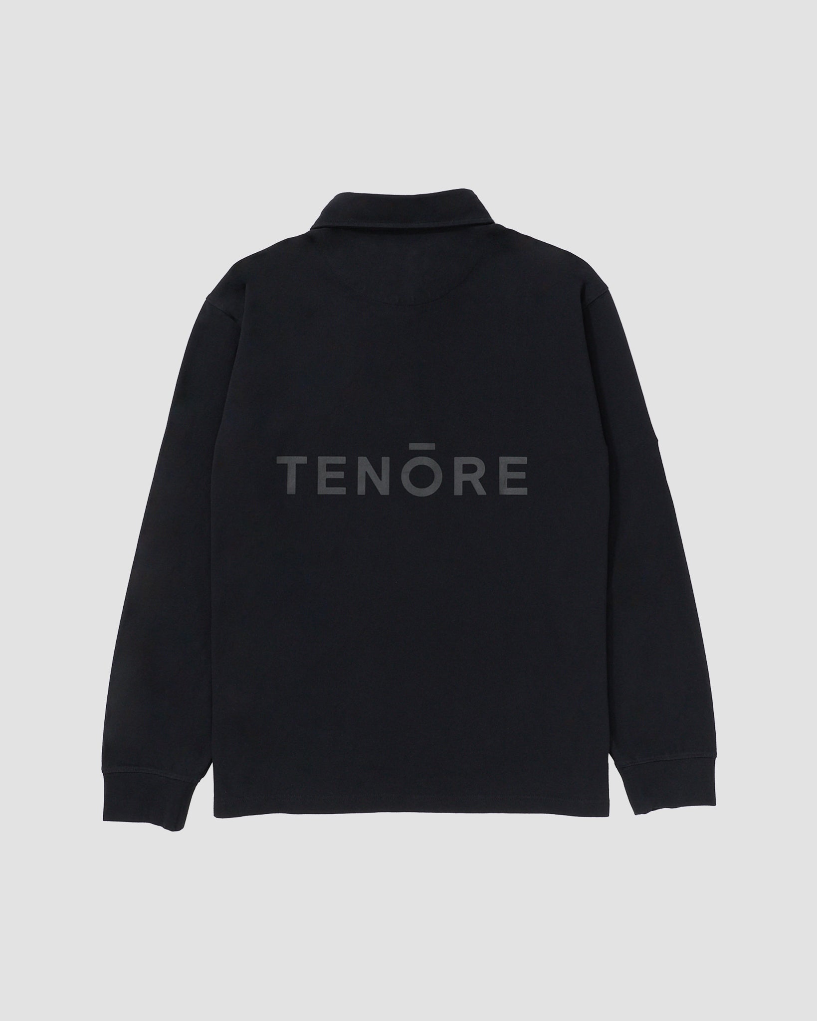 Long Sleeve 3 Button Rugby Polo-TENORE
