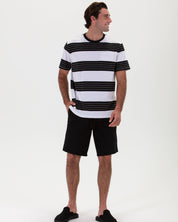 Stripe Tee Wide Band-TENORE