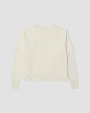 Cropped Double Layer Tee-TENORE