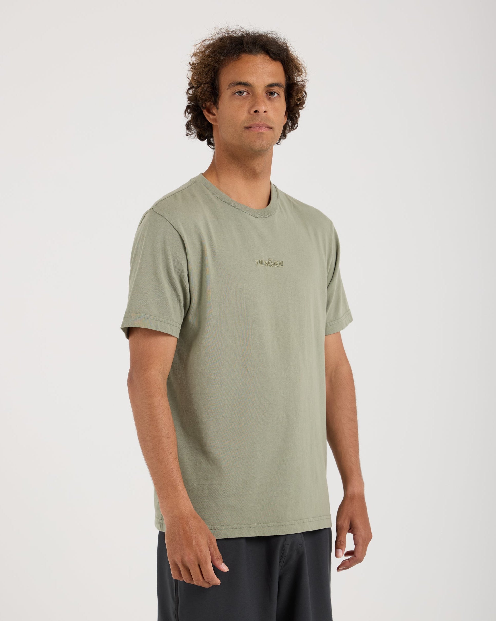 Embroidered Logo Tee-TENORE