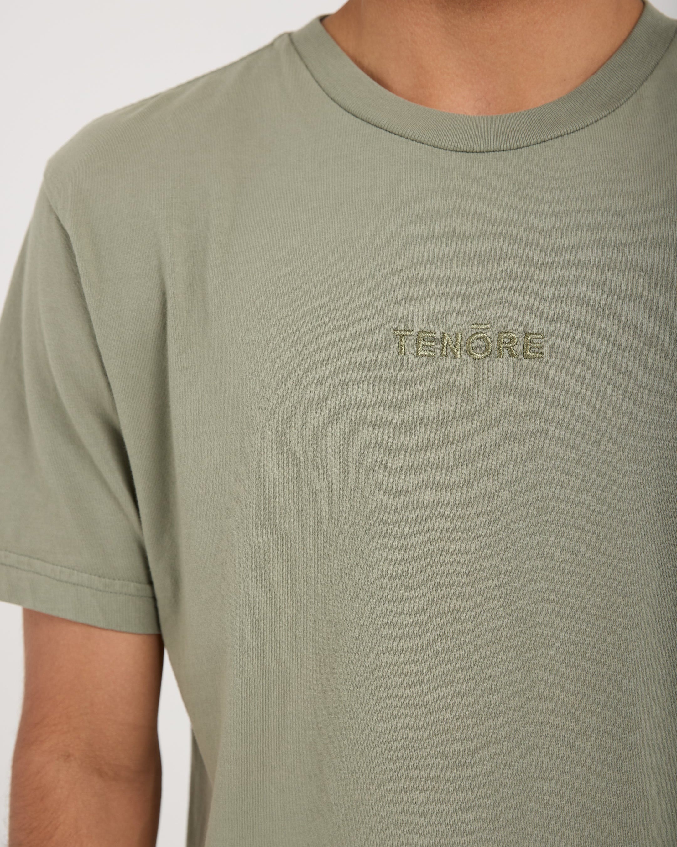Embroidered Logo Tee-TENORE