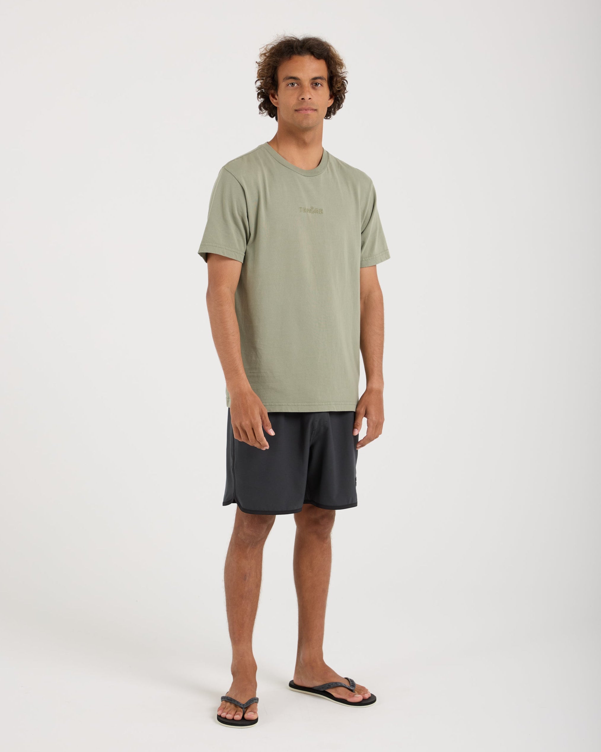 Embroidered Logo Tee-TENORE