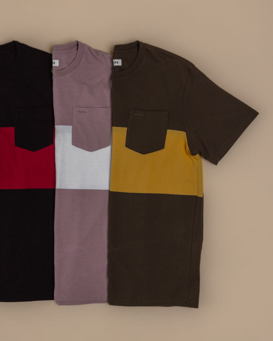 Stripe Tee Wide Band Bundle-TENORE