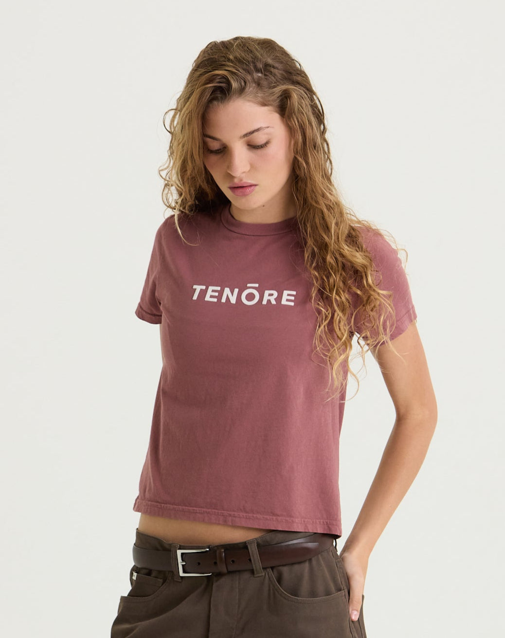 Flock Logo Shrunken Tee-TENORE