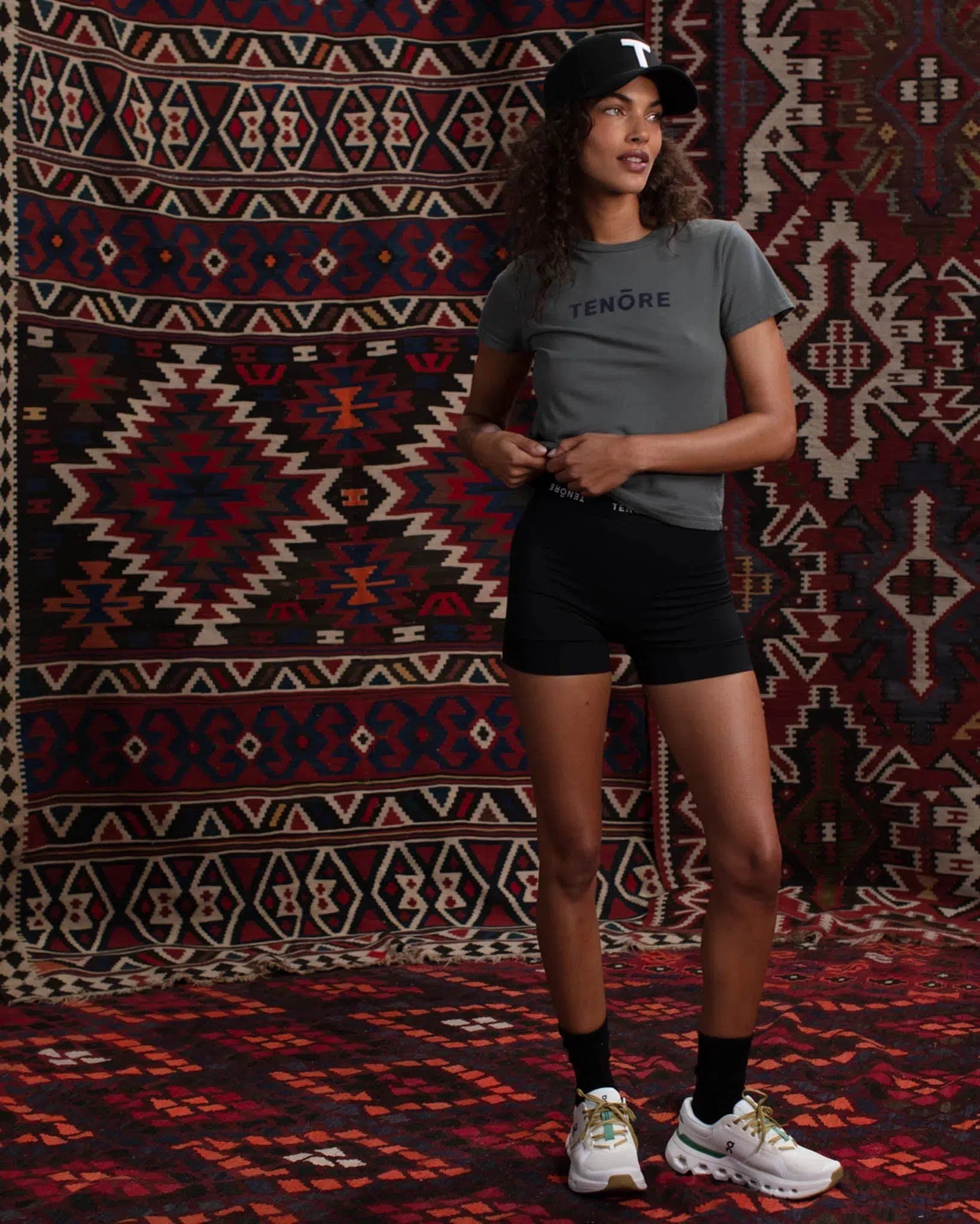 Flock Logo Shrunken Tee-TENORE
