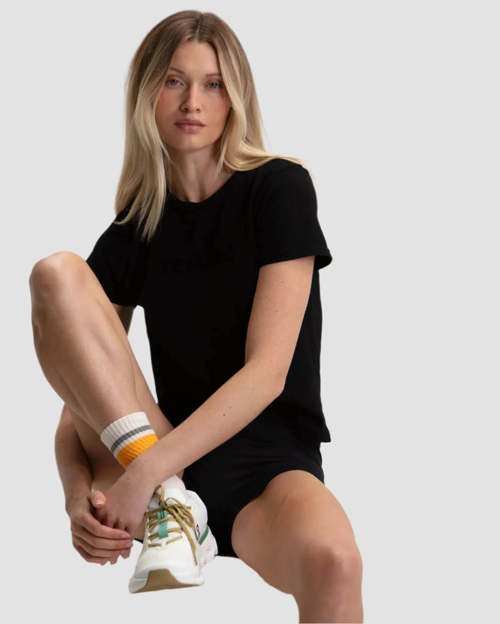 Flock Logo Shrunken Tee-TENORE