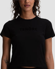 Flock Logo Shrunken Tee-TENORE