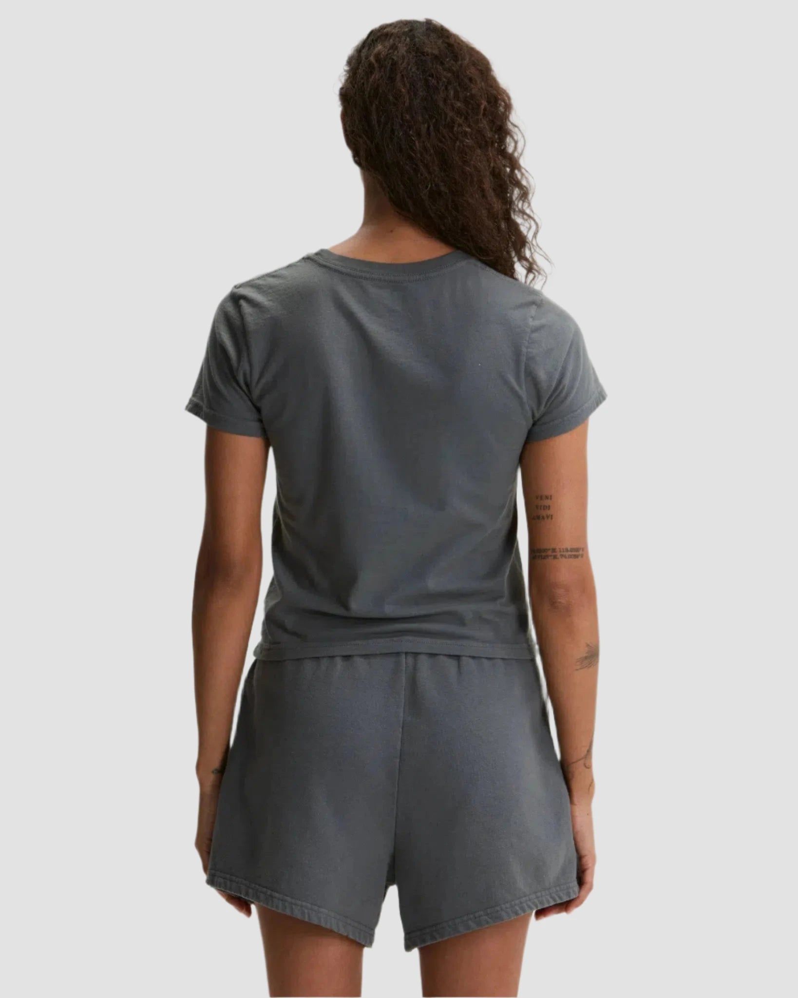 Flock Logo Shrunken Tee-TENORE