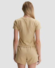 Flock Logo Shrunken Tee-TENORE