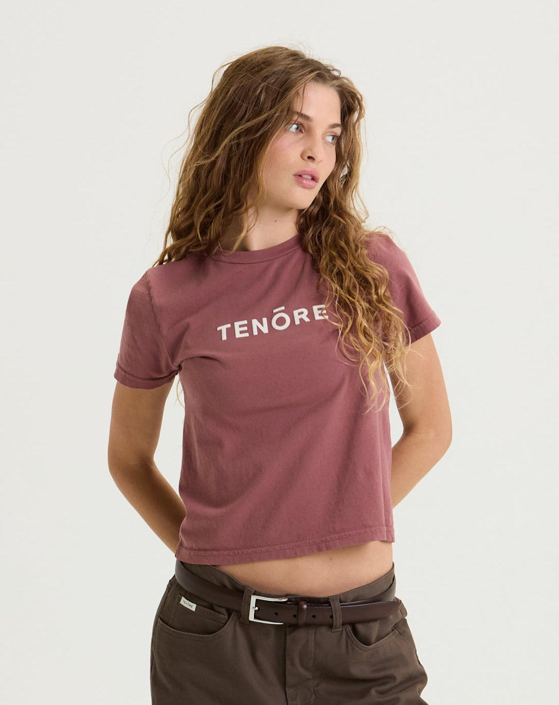 Flock Logo Shrunken Tee-TENORE