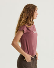 Flock Logo Shrunken Tee-TENORE