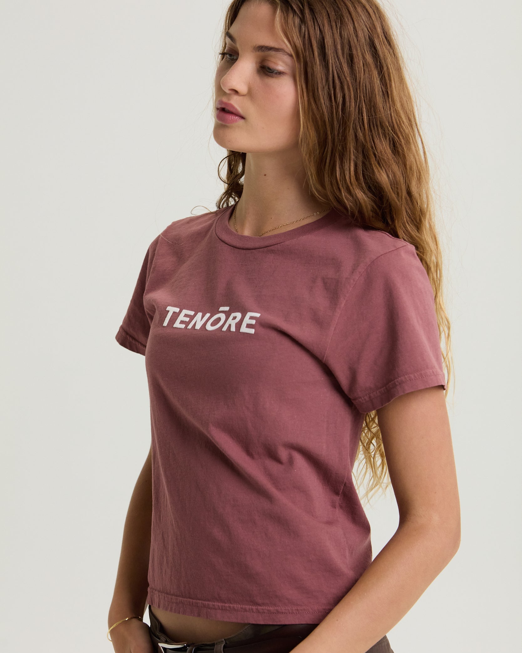 Flock Logo Shrunken Tee-TENORE
