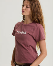 Flock Logo Shrunken Tee-TENORE