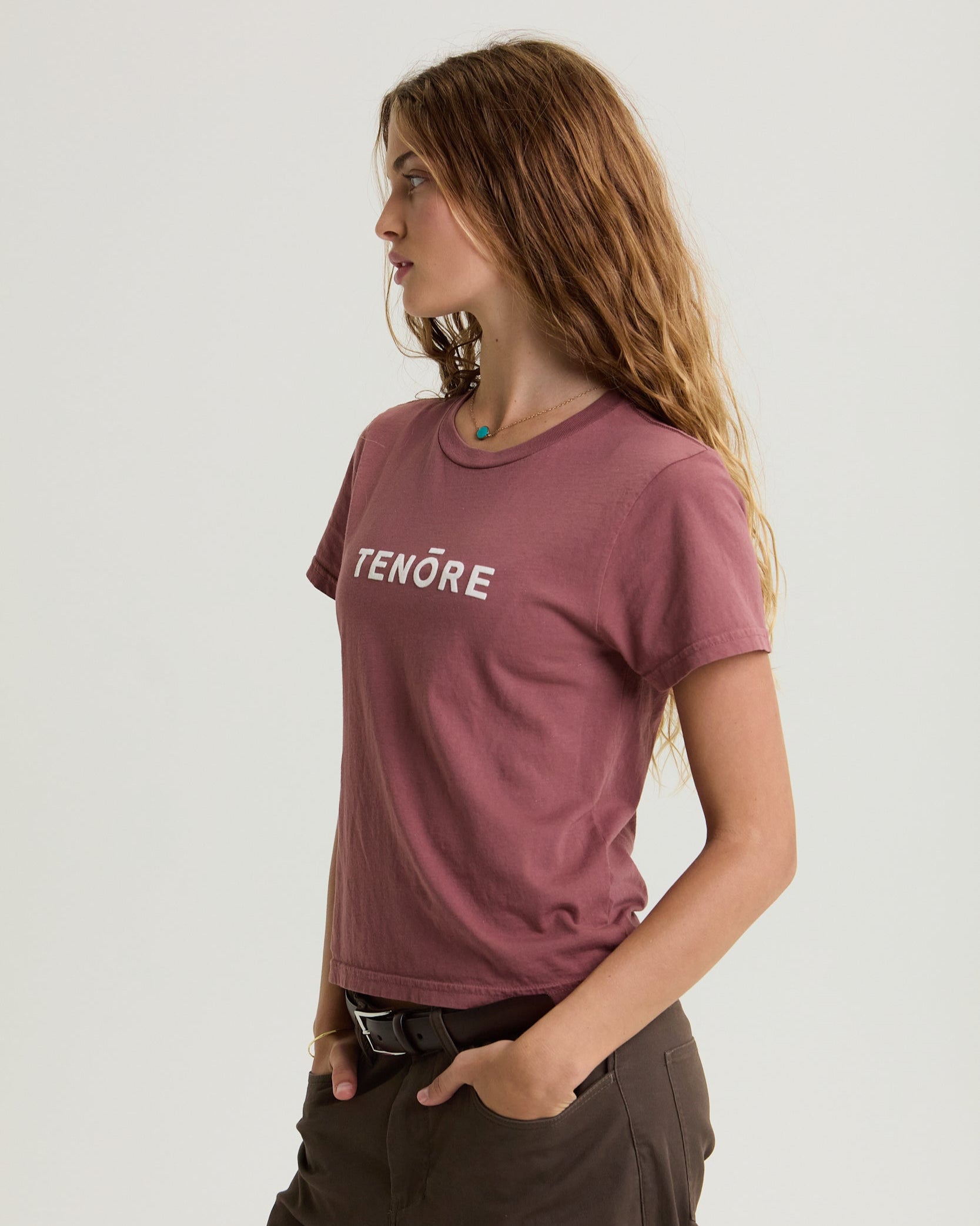 Flock Logo Shrunken Tee-TENORE