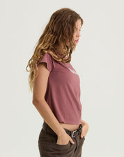 Flock Logo Shrunken Tee-TENORE