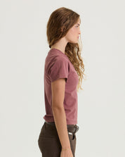 Flock Logo Shrunken Tee-TENORE