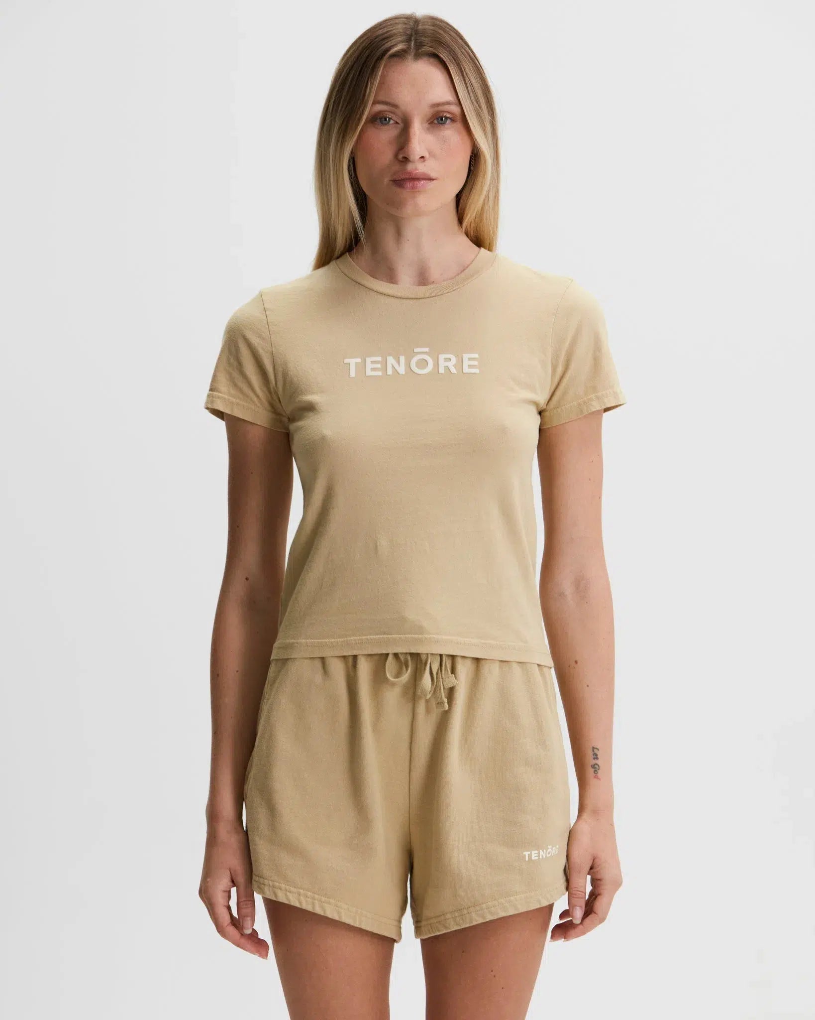 Flock Logo Shrunken Tee-TENORE