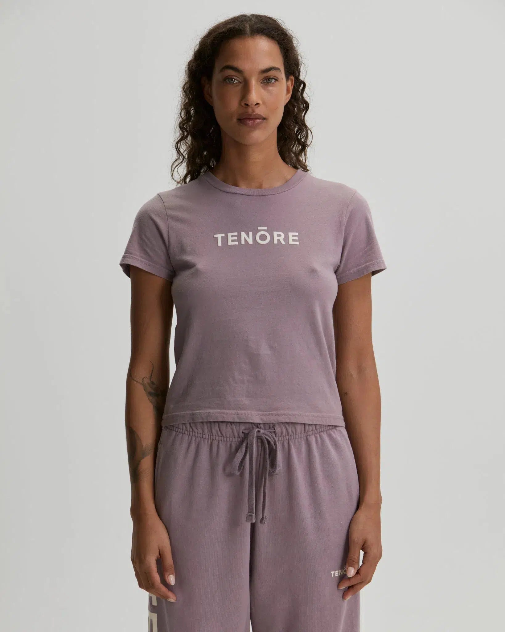 Flock Logo Shrunken Tee-TENORE