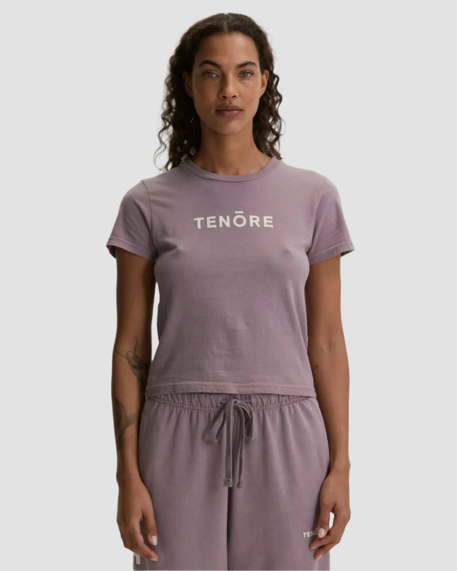 Flock Logo Shrunken Tee-TENORE