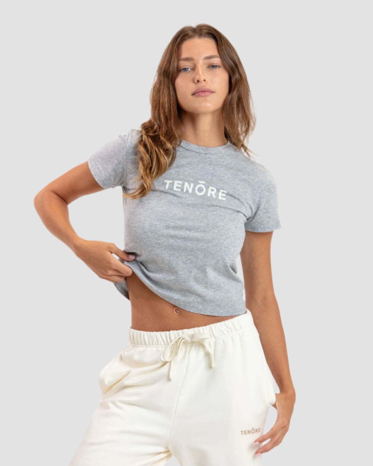 Flock Logo Shrunken Tee-TENORE