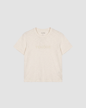 Flock Logo Shrunken Tee-TENORE