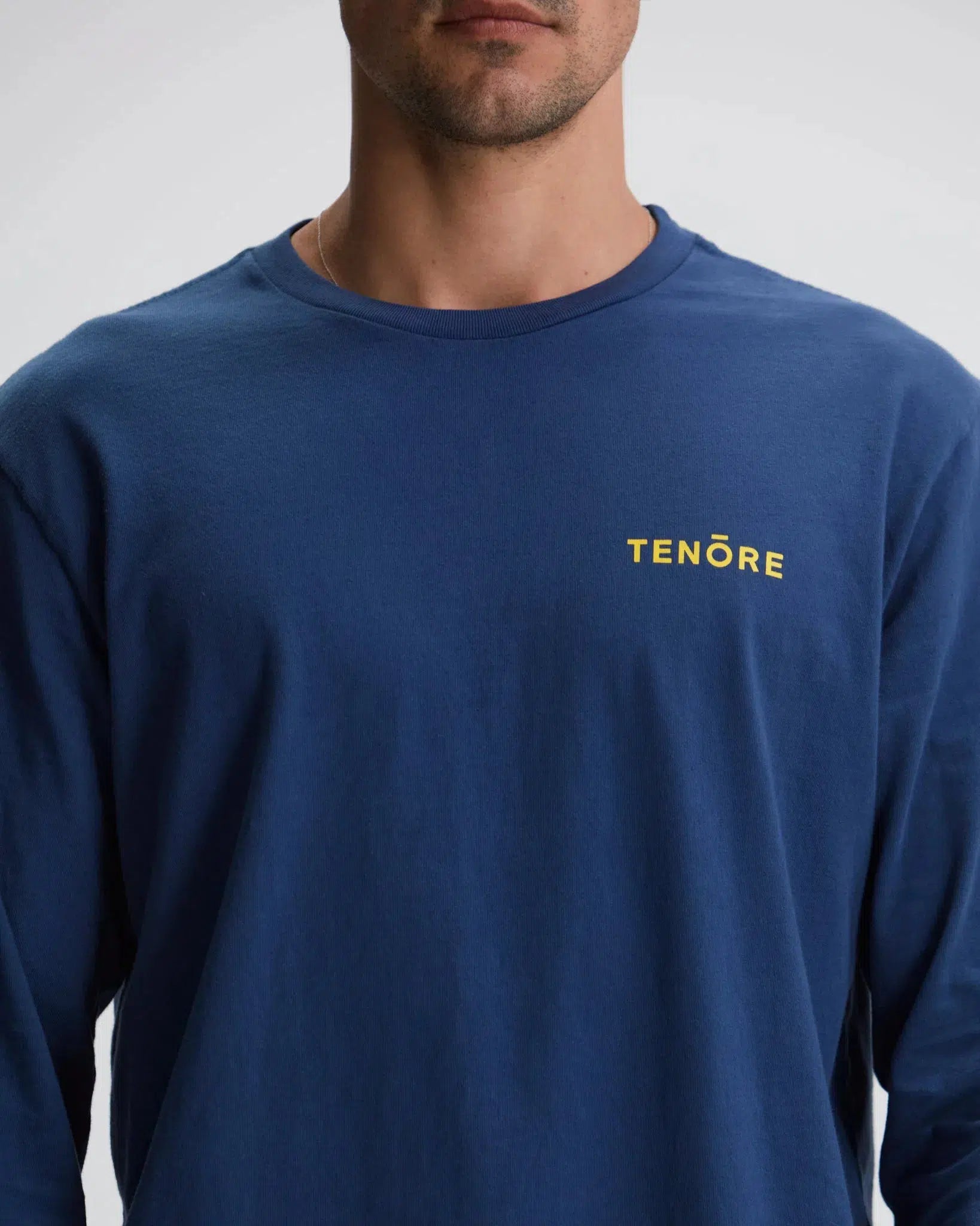 Left Chest Long Sleeve Tee-TENORE