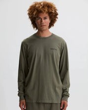 Left Chest Long Sleeve Tee-TENORE