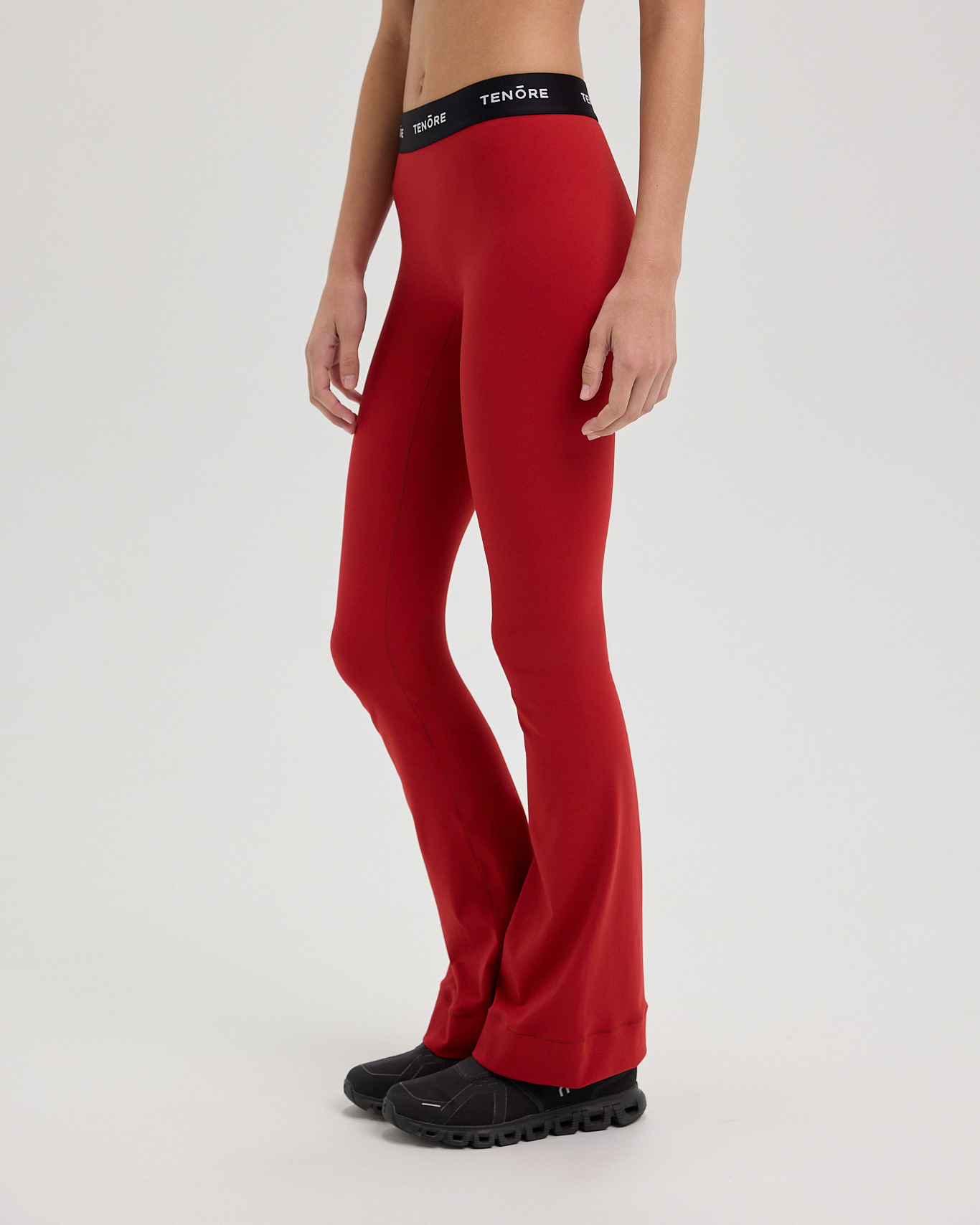 Logo Flare Legging-TENORE