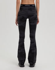 Logo Flare Legging-TENORE