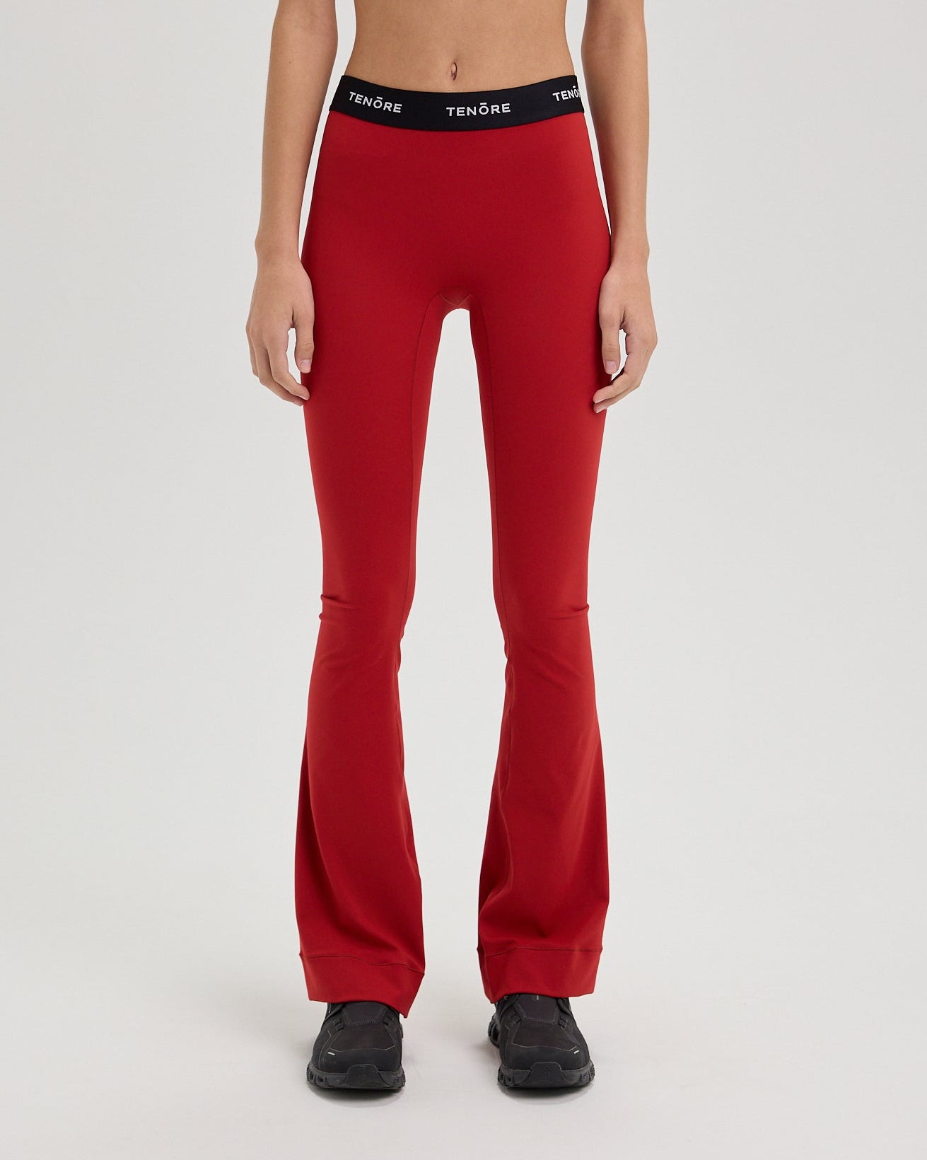 Logo Flare Legging-TENORE