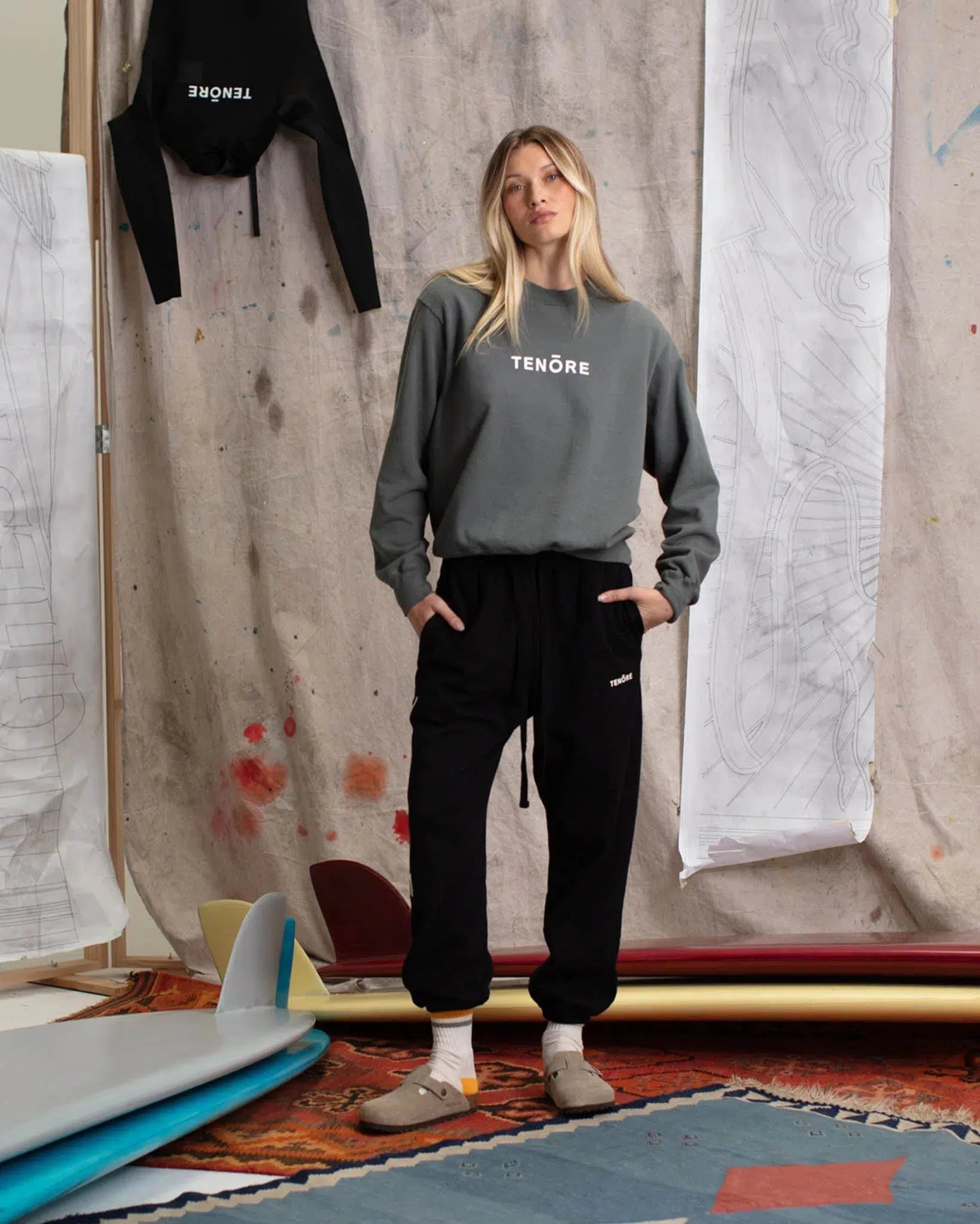 Logo Fleece Crew-TENORE