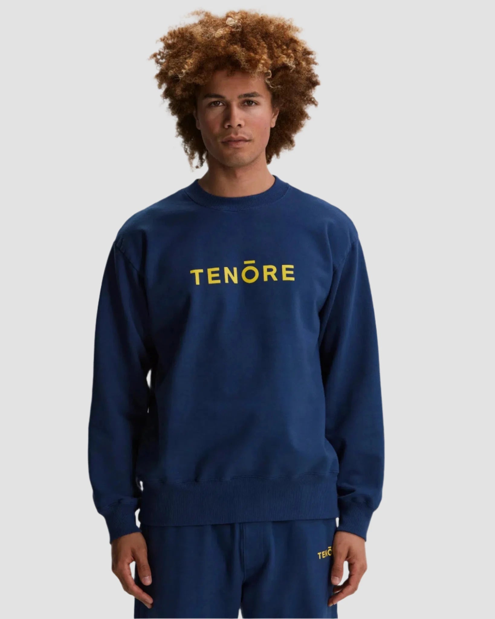Logo Fleece Crewneck – TENŌRE Logo Fleece Crewneck – TENŌRE