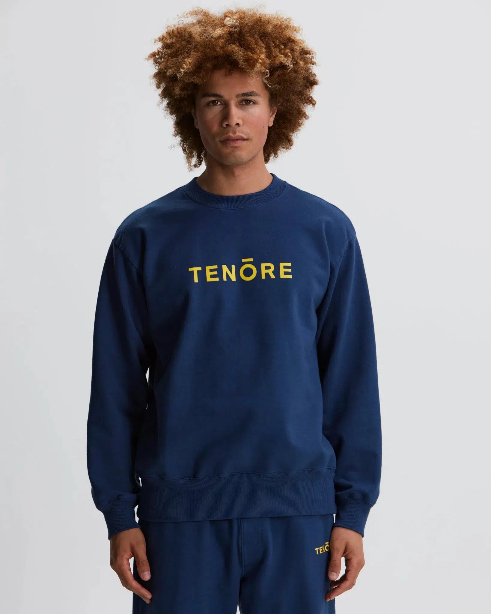 Logo Fleece Crewneck-TENORE