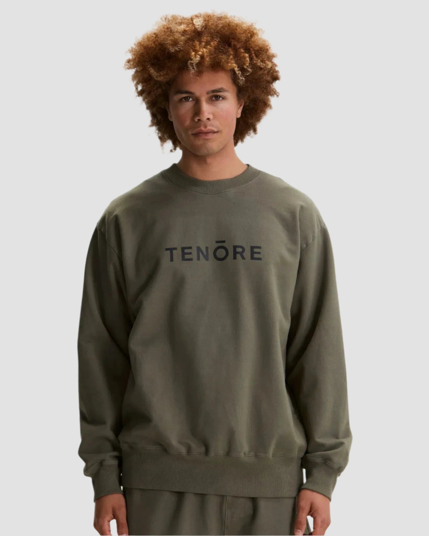 Logo Fleece Crewneck-TENORE