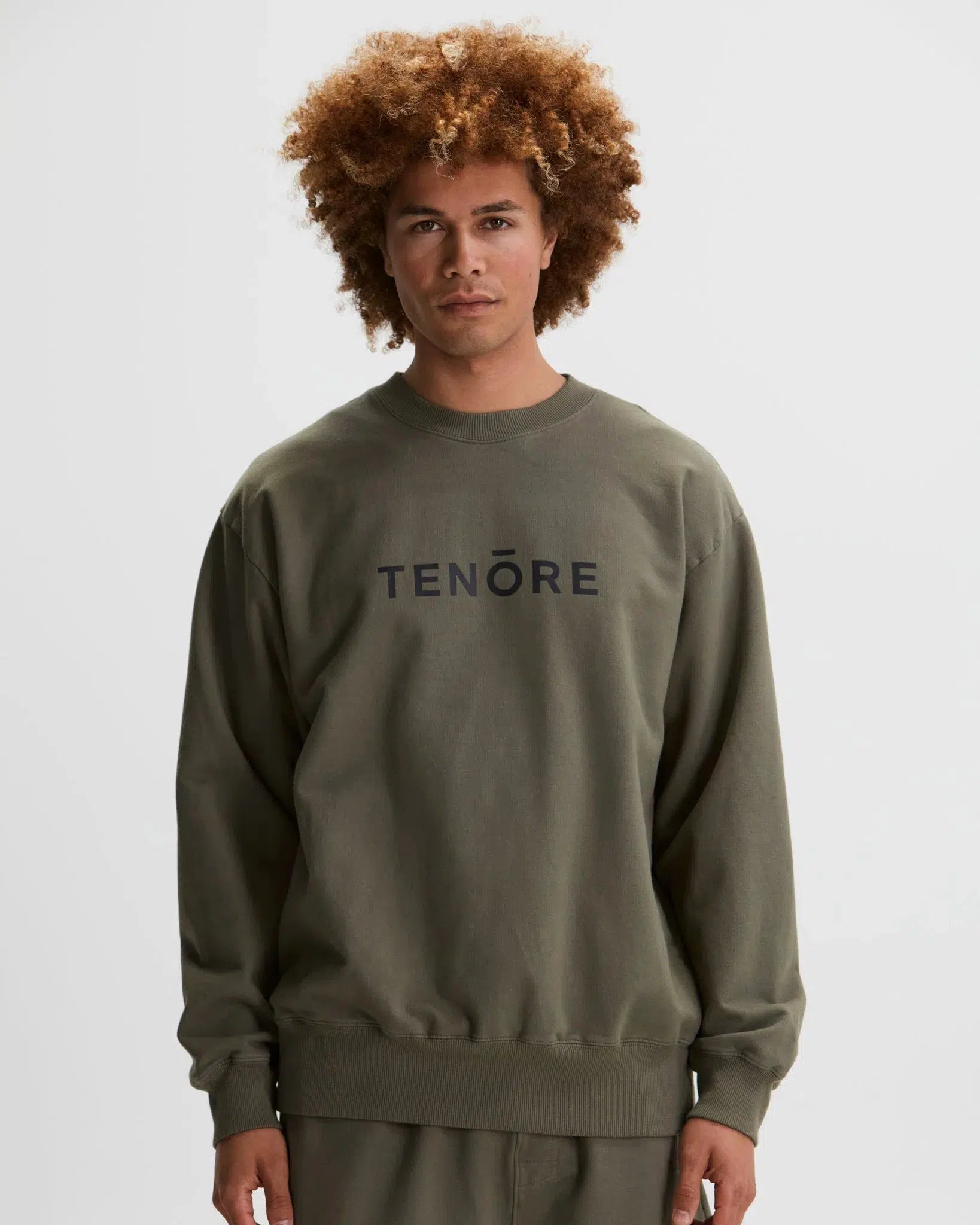 Logo Fleece Crewneck-TENORE