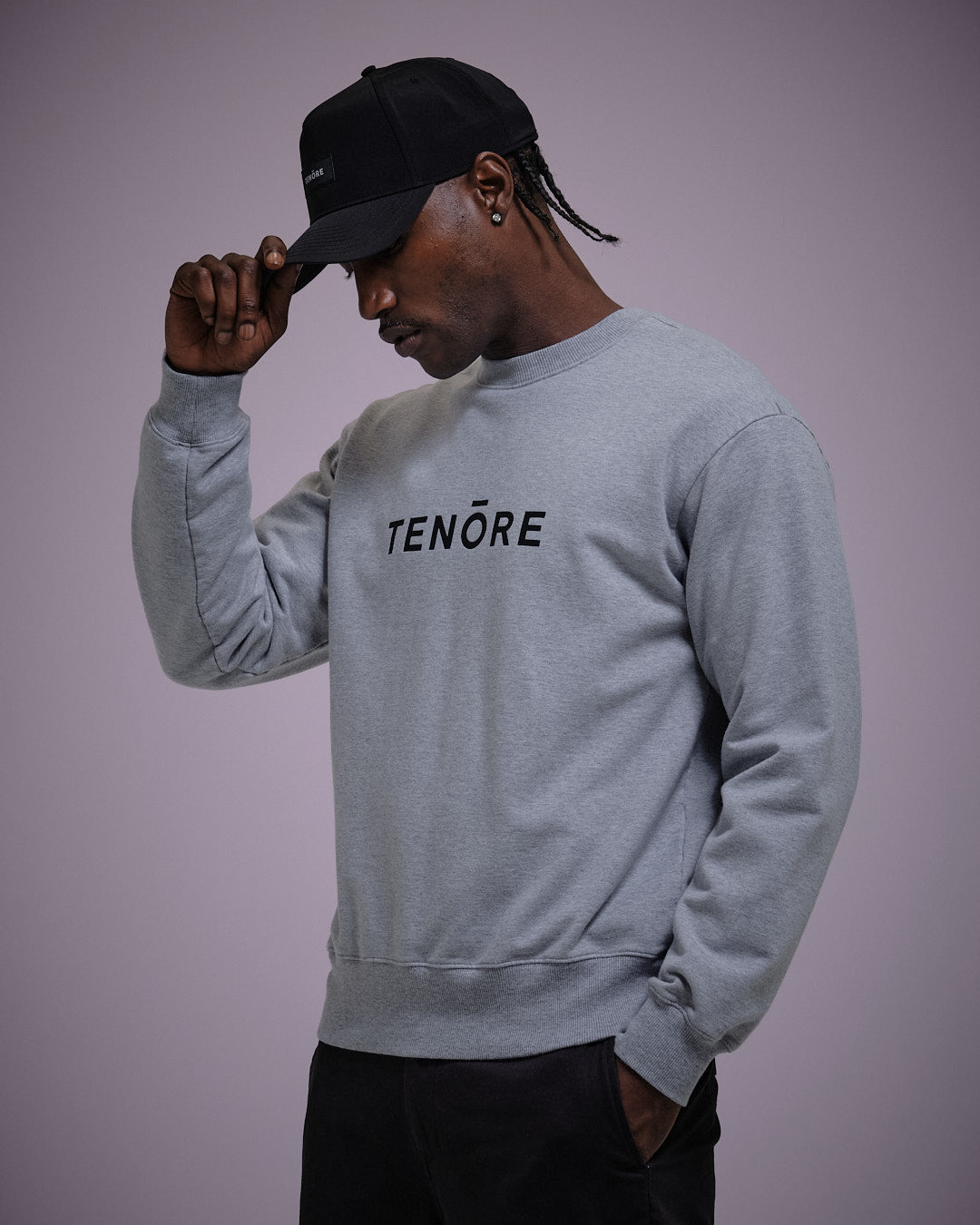 Logo Fleece Crewneck-TENORE