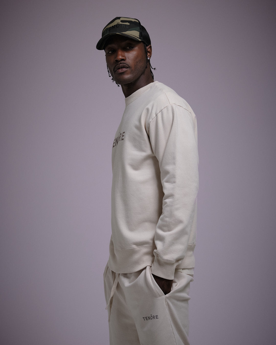 Logo Fleece Crewneck-TENORE