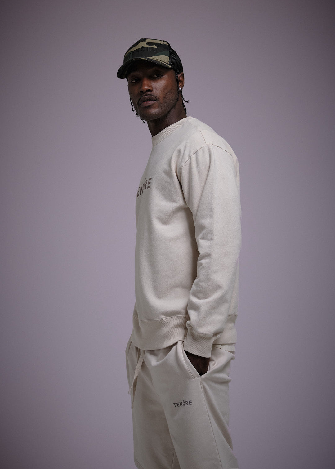 Logo Fleece Crewneck-TENORE