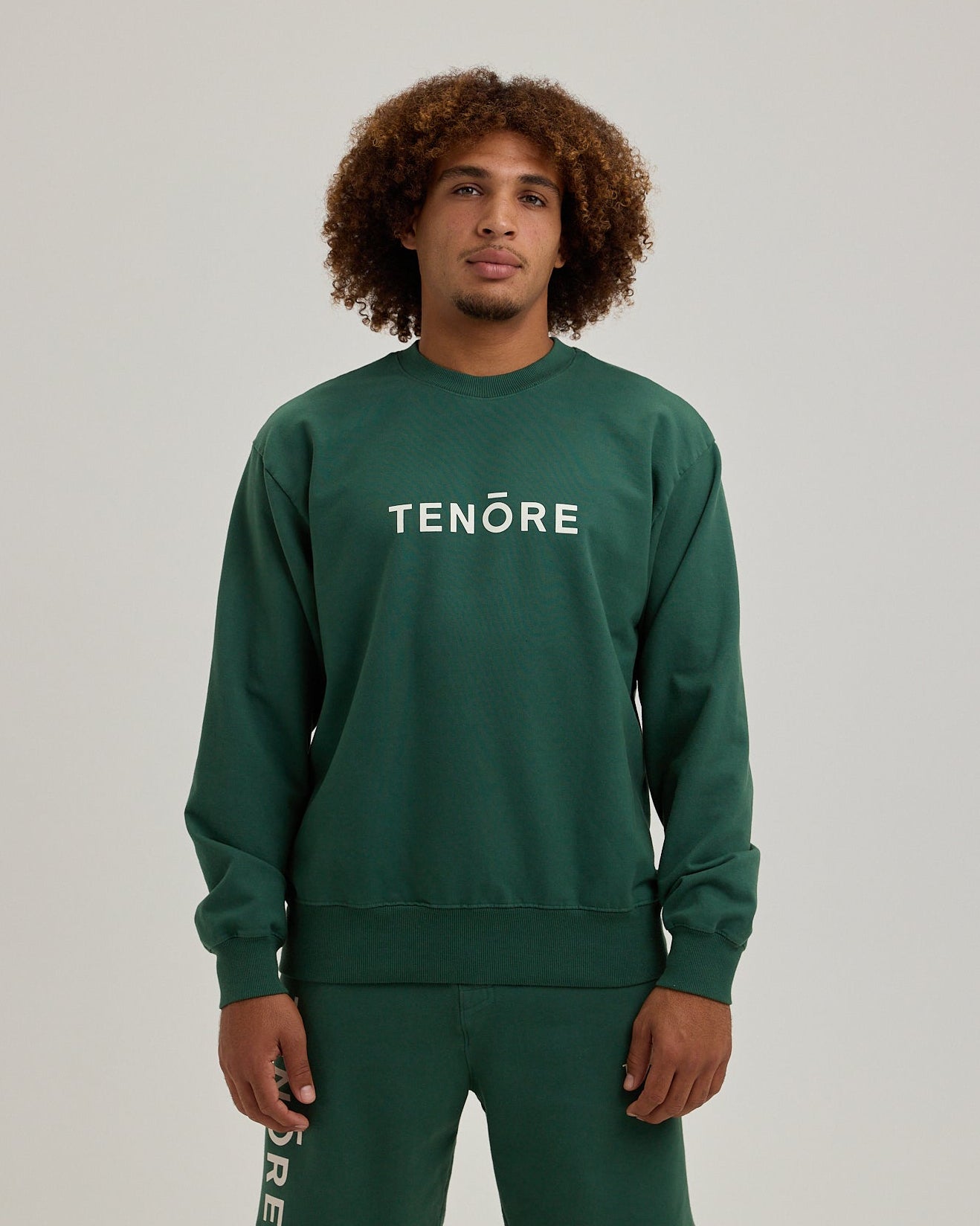 Logo Fleece Crewneck-TENORE