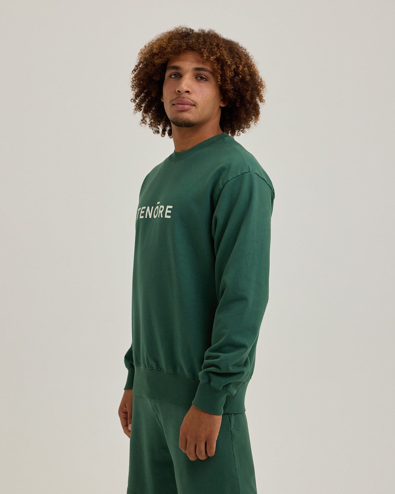 Logo Fleece Crewneck-TENORE
