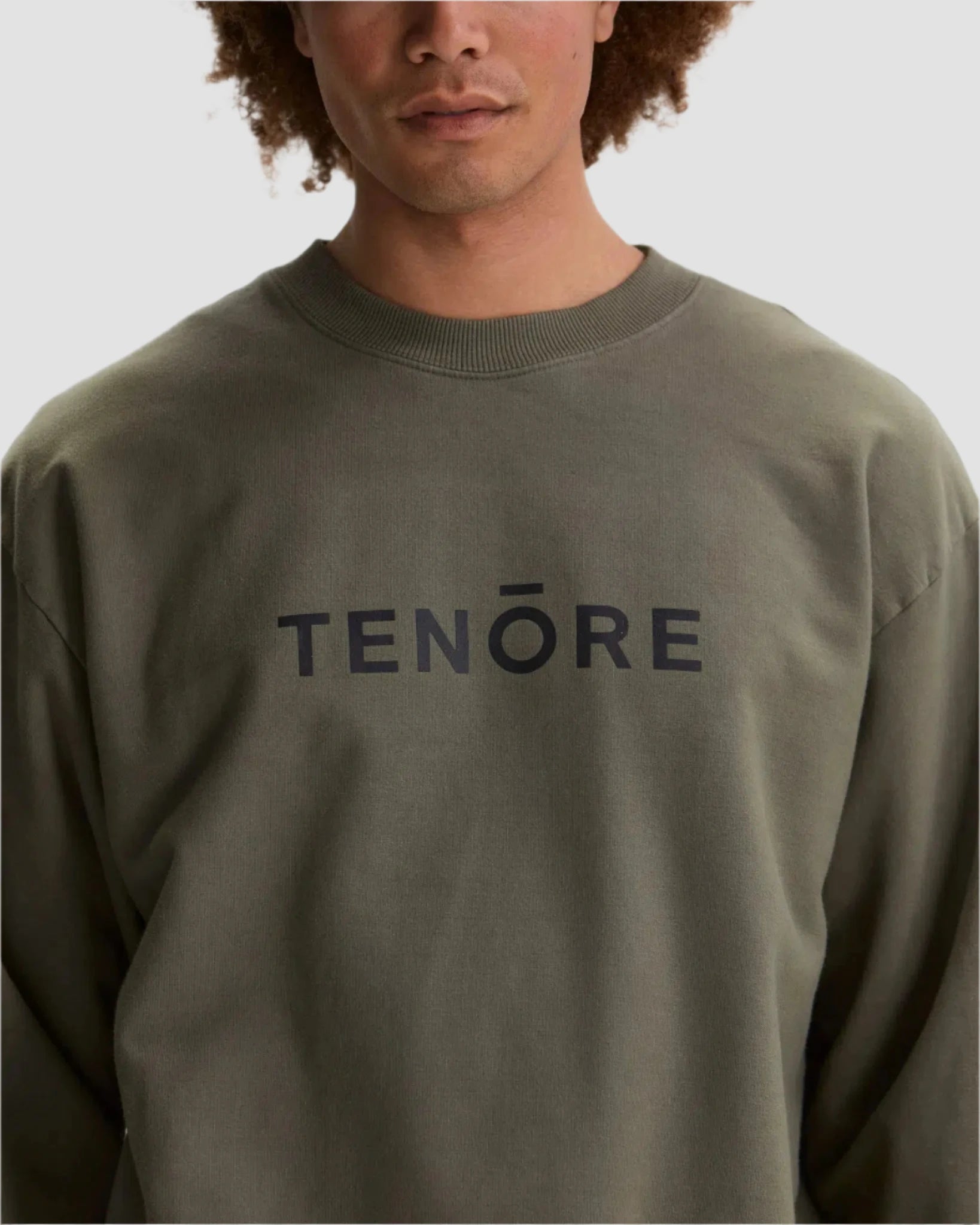 Logo Fleece Crewneck-TENORE