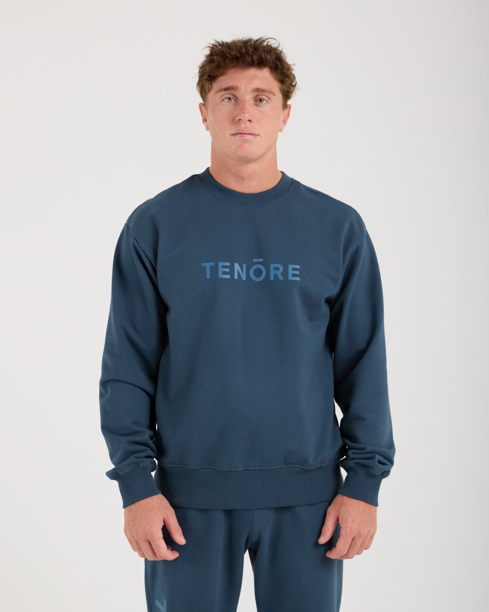 Logo Fleece Crewneck-TENORE