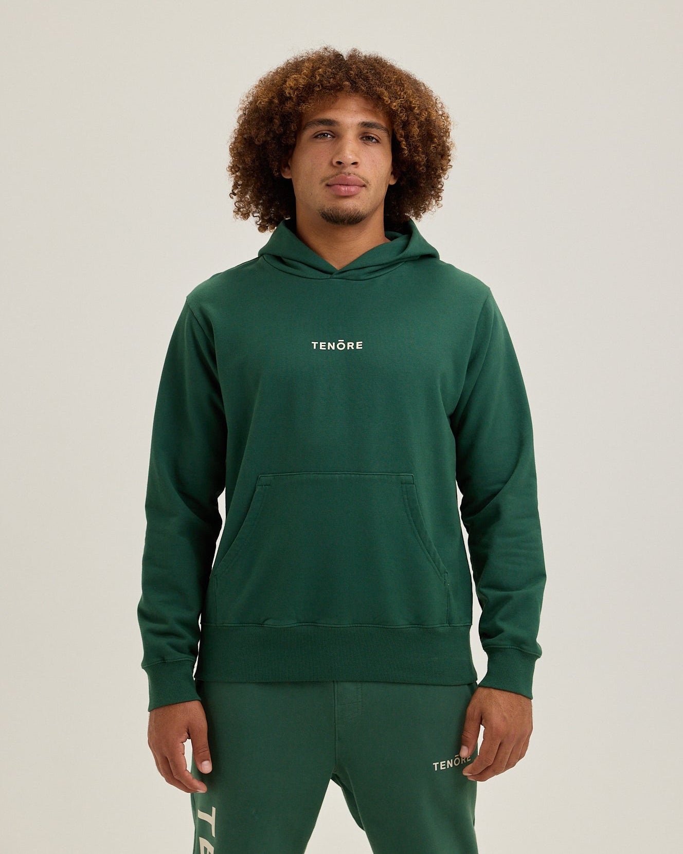 Logo Fleece Hoodie-TENORE
