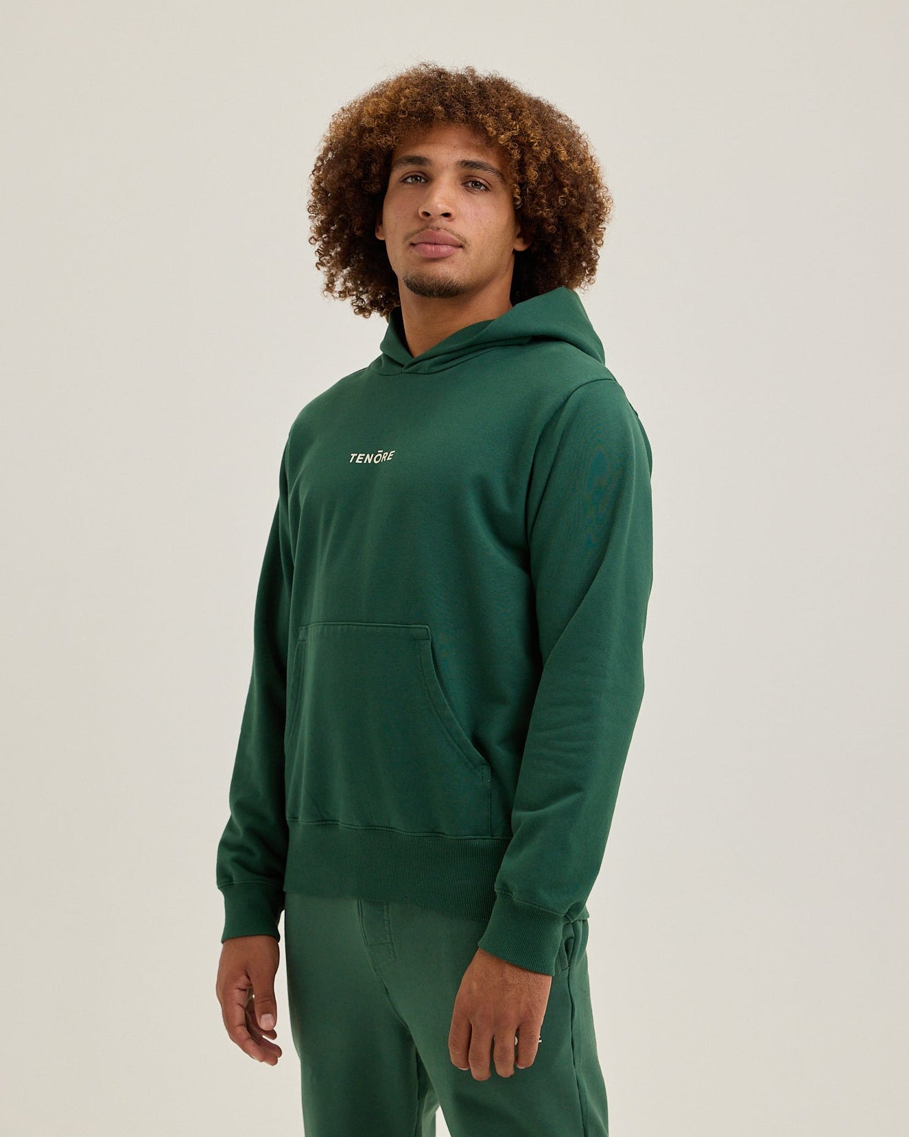Logo Fleece Hoodie-TENORE