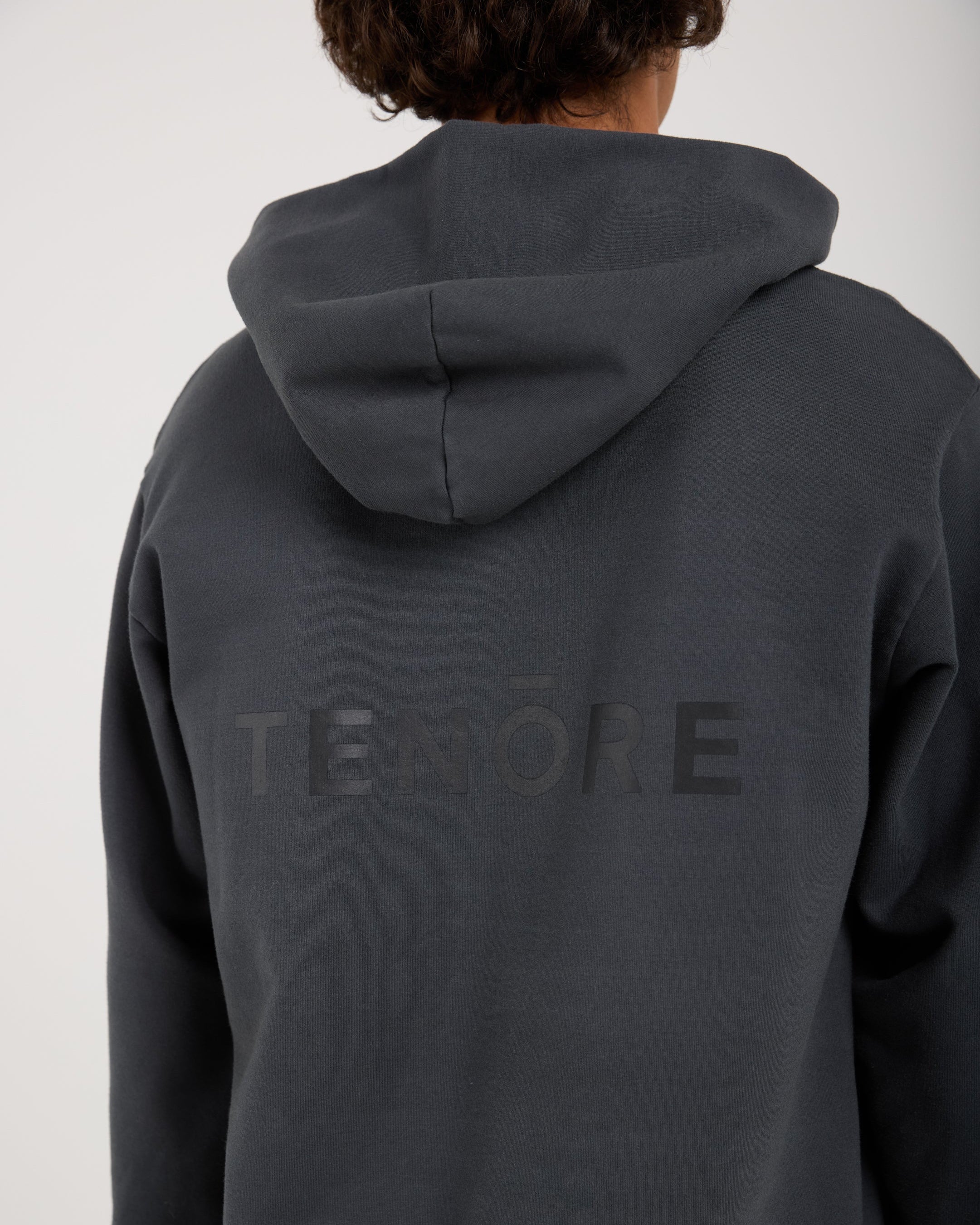 Logo Fleece Hoodie-TENORE