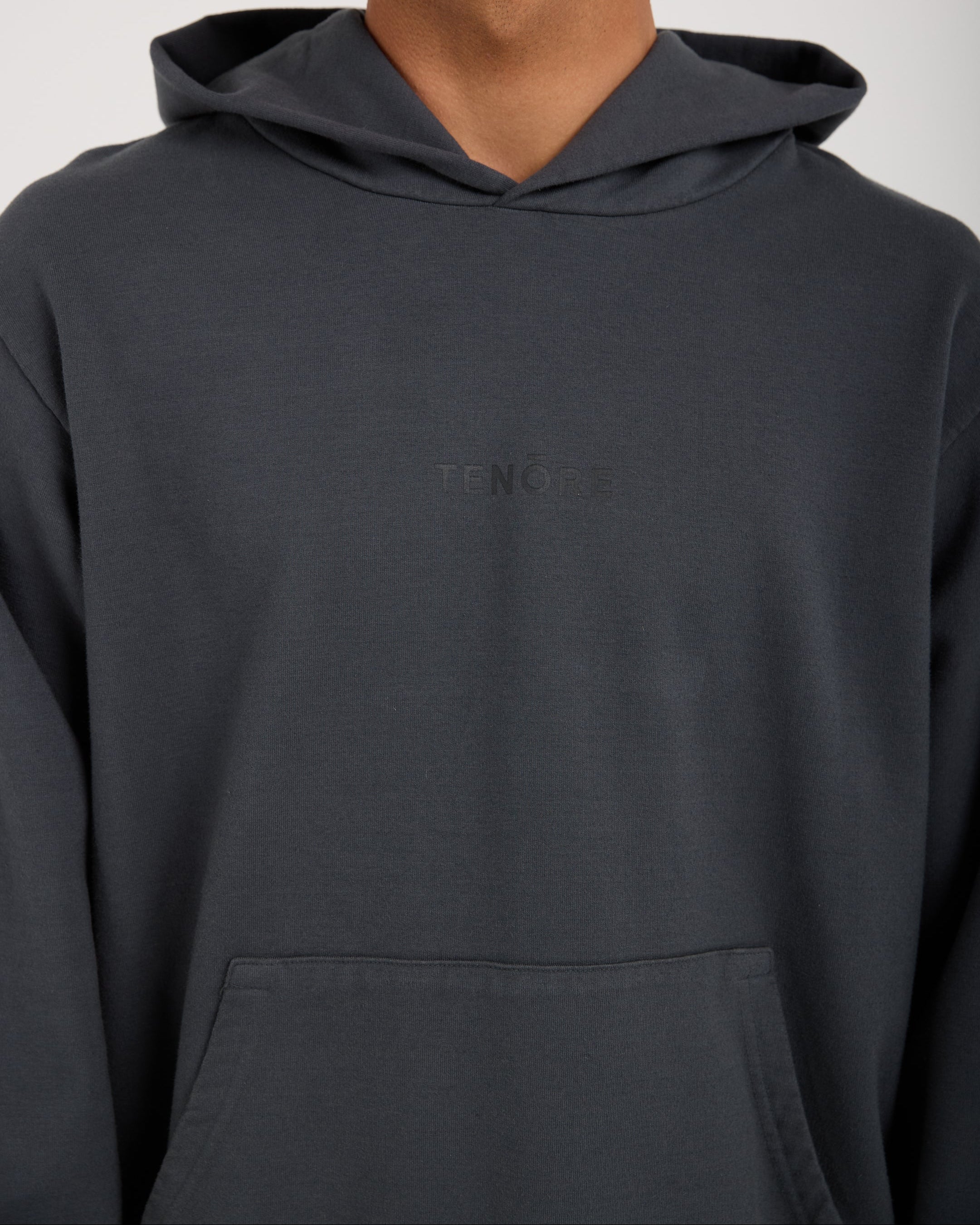 Logo Fleece Hoodie-TENORE