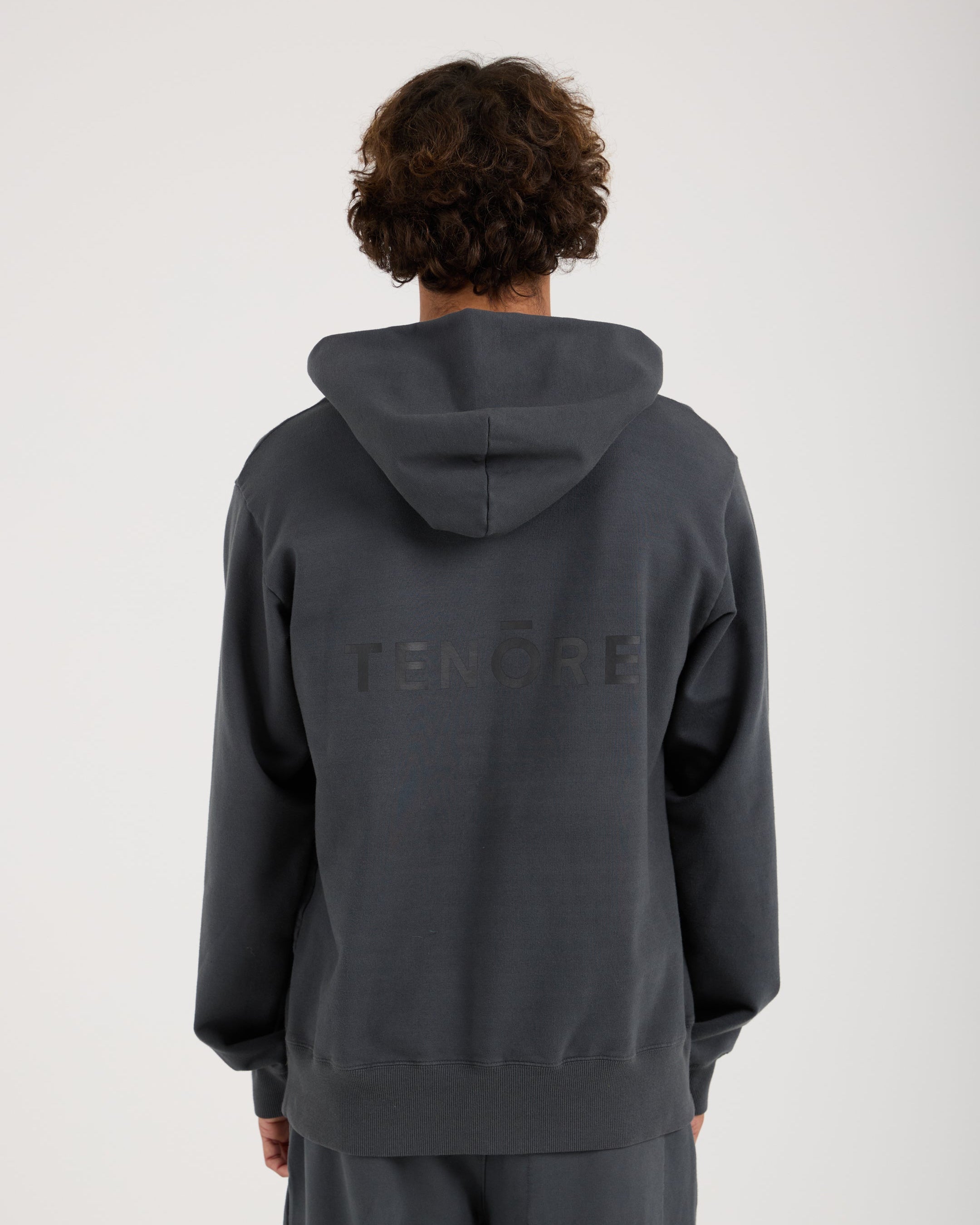 Logo Fleece Hoodie-TENORE