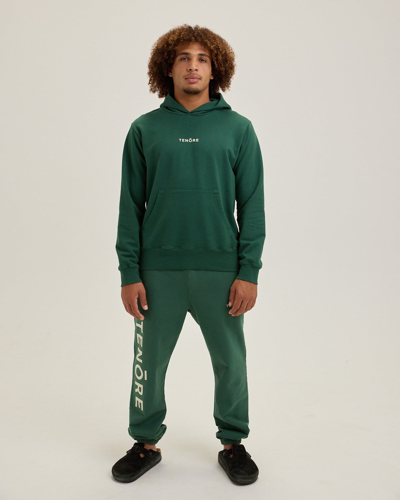 Logo Fleece Hoodie-TENORE