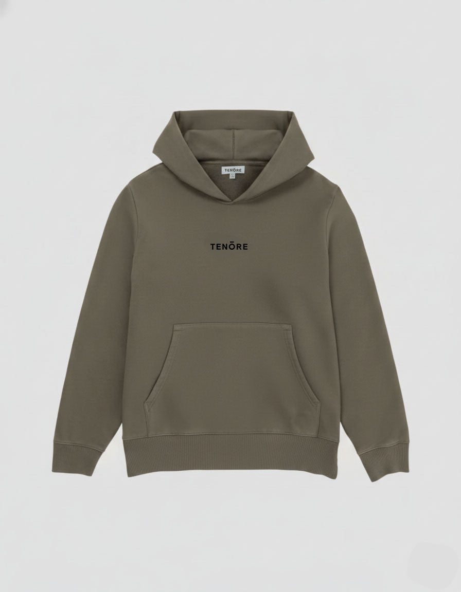 Logo Fleece Hoodie-TENORE