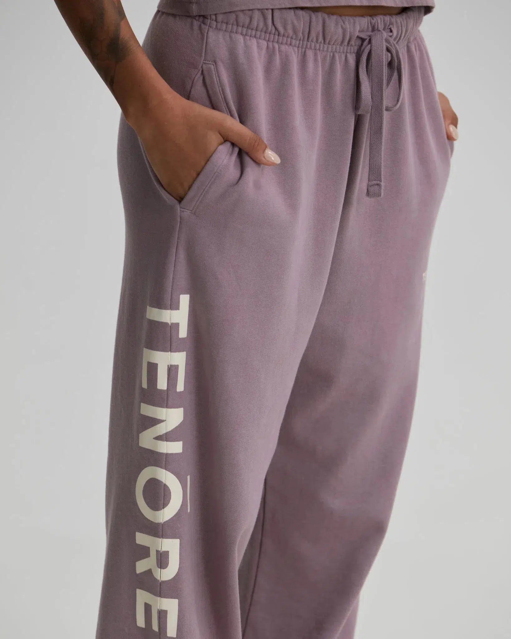 Logo Fleece Sweatpant-TENORE